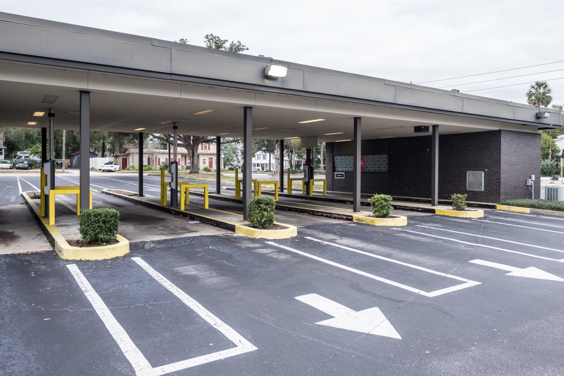 Concrete Drive-Thru Lanes